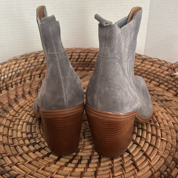Marc Fisher Suede Ankle Slip On Booties - Picture 5 of 6